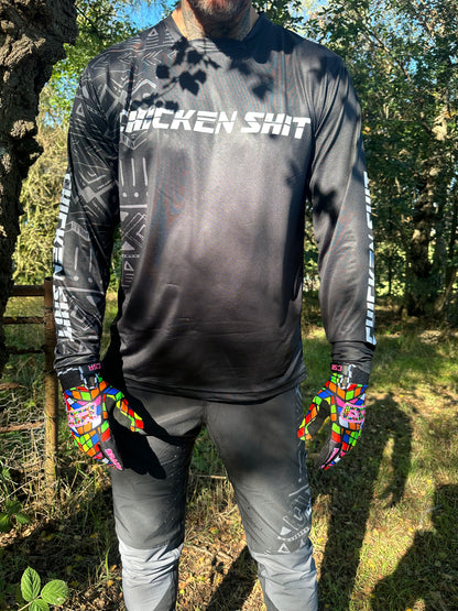 CSR URBAN MTB JERSEY BLACK/ WHITE