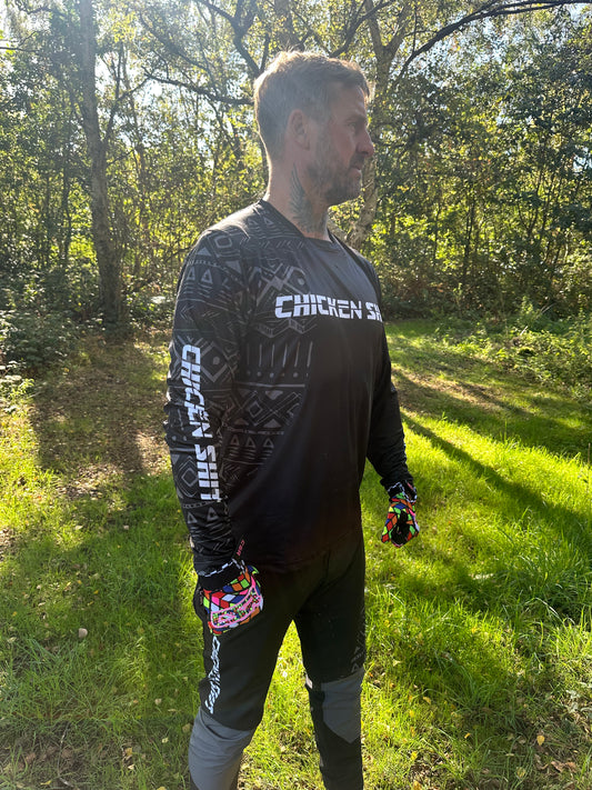 CSR URBAN MTB JERSEY BLACK/ WHITE