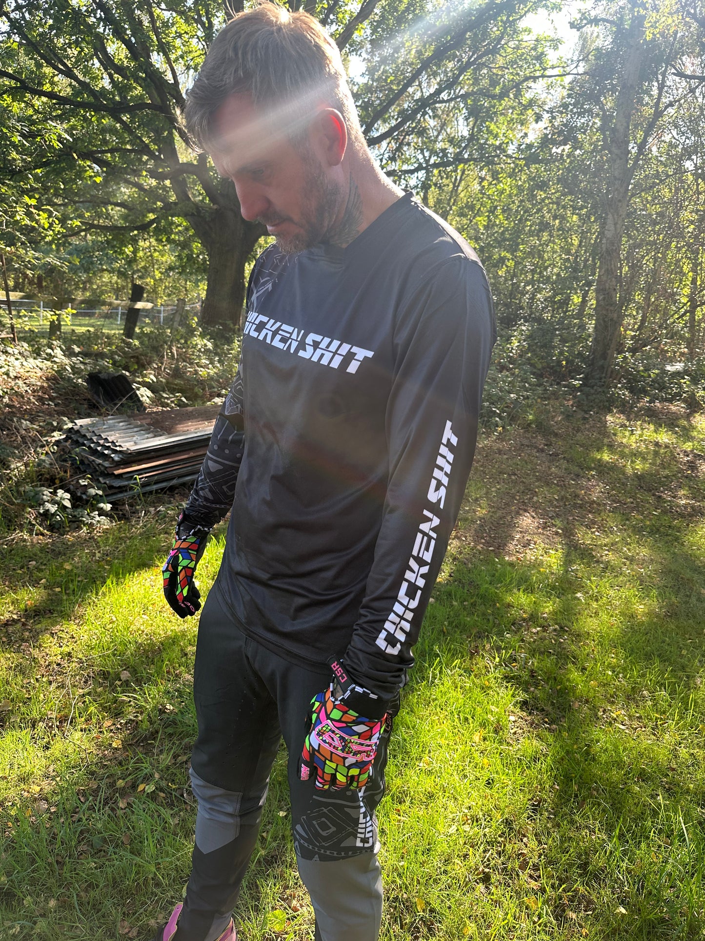 CSR URBAN MTB JERSEY BLACK/ WHITE