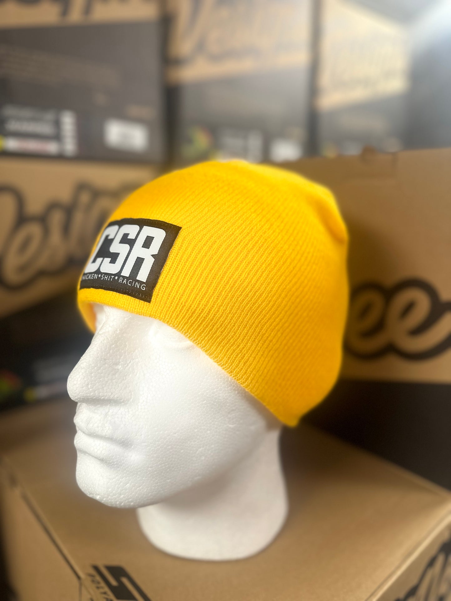 CSR  Beanie Hat Unisex. MUSTARD GOLD YP