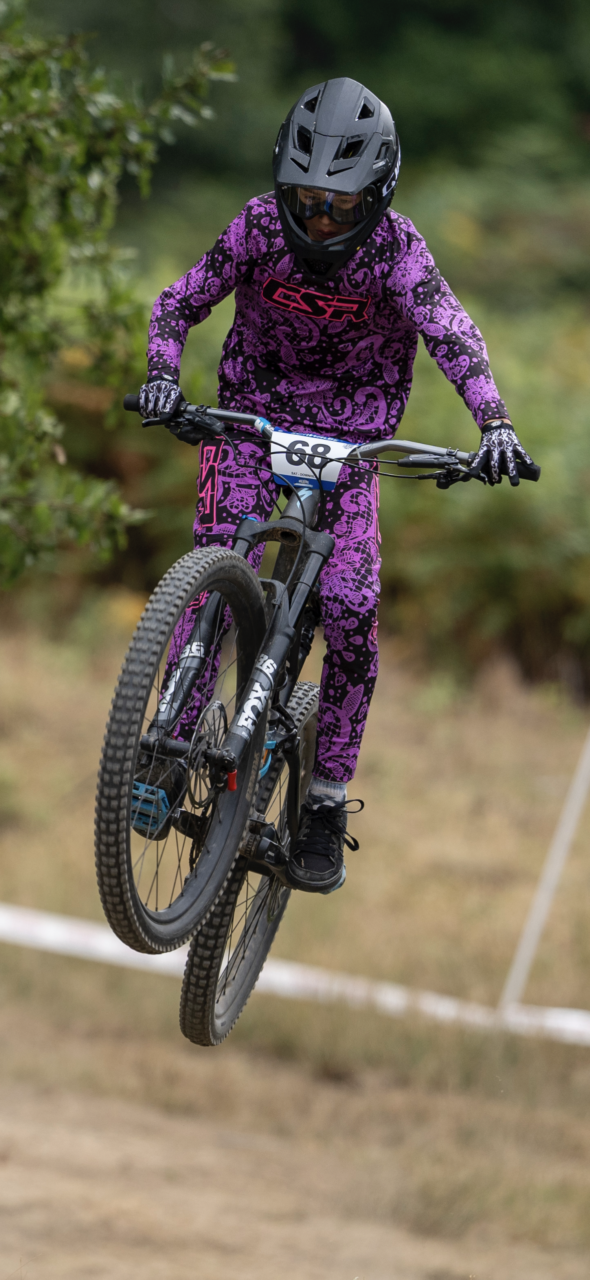 CSR MTB PANTS ONLY PURPLE LACE