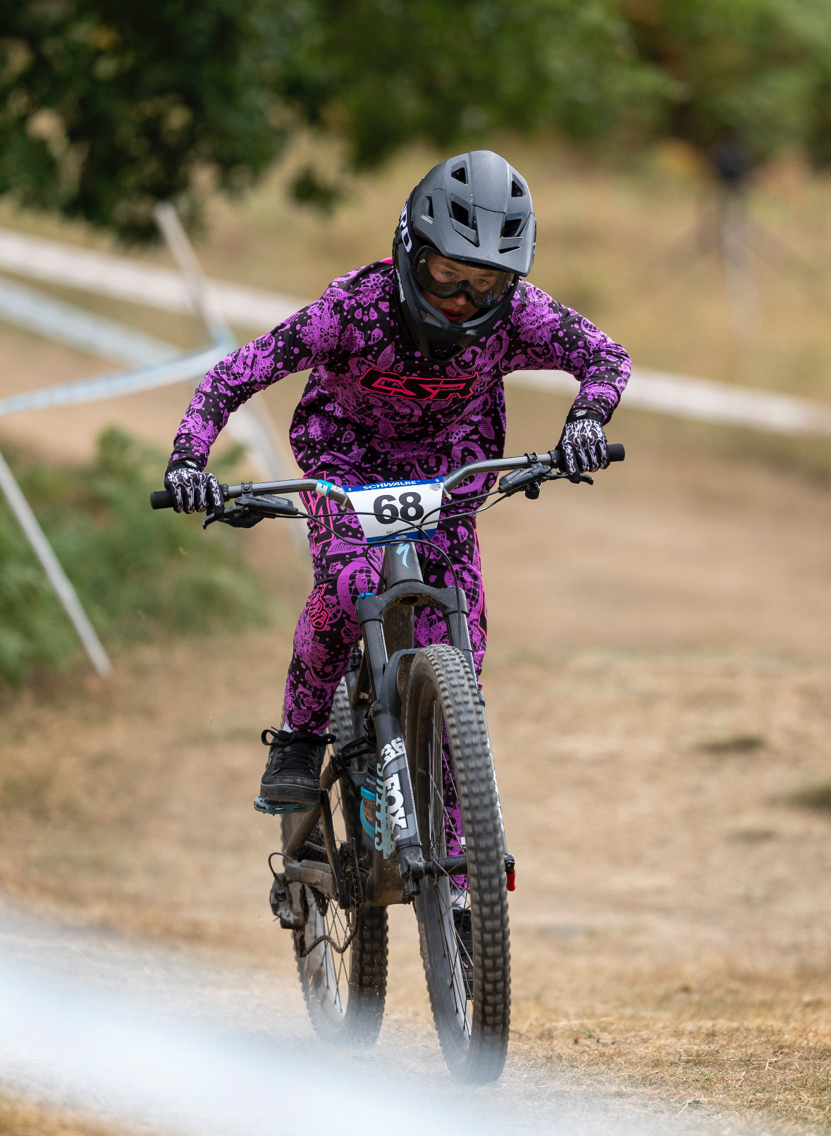 CSR MTB PANTS ONLY PURPLE LACE