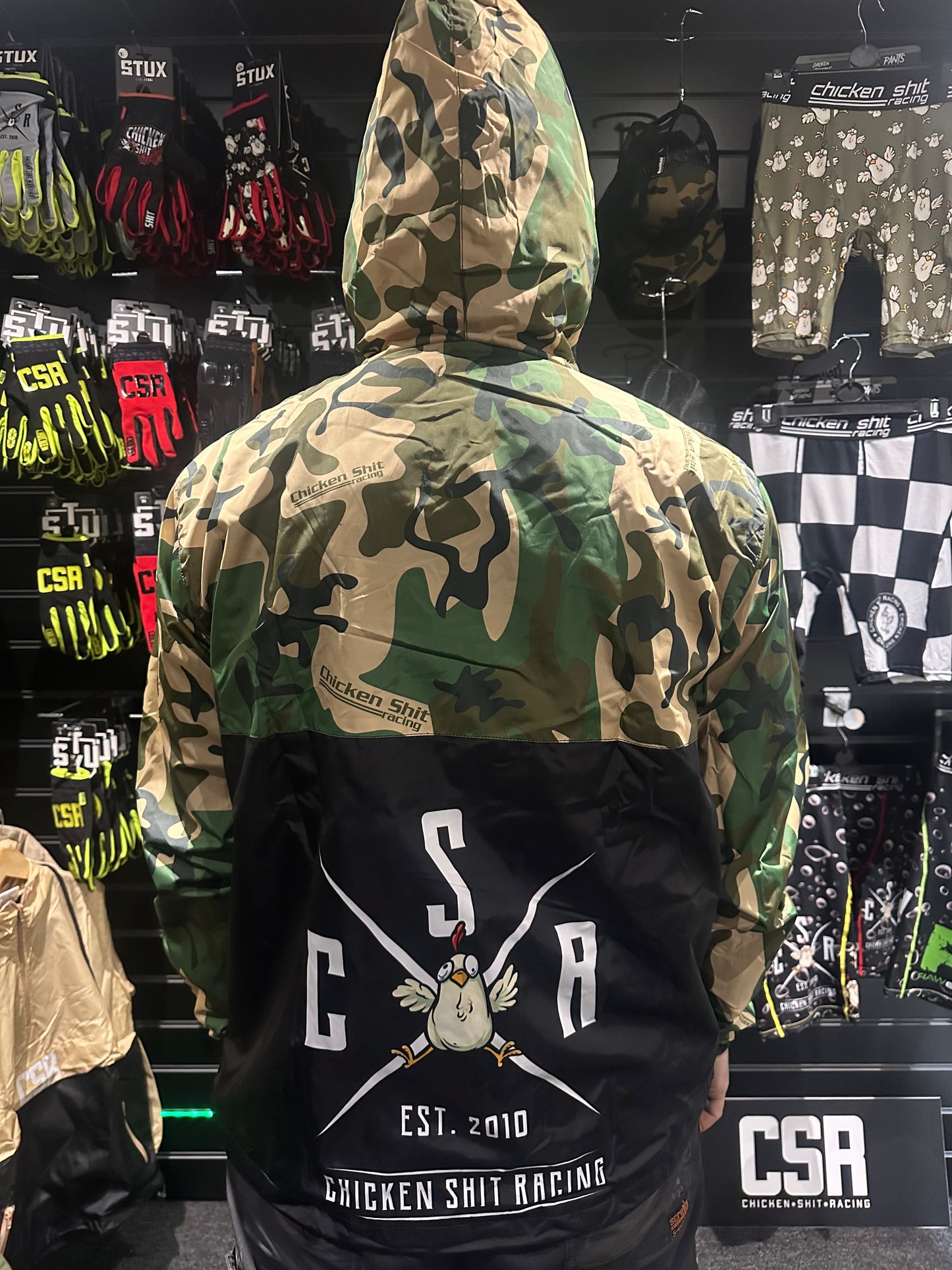 CSR CAMO TRAIL JACKET CAGOULE WINDBREAKER