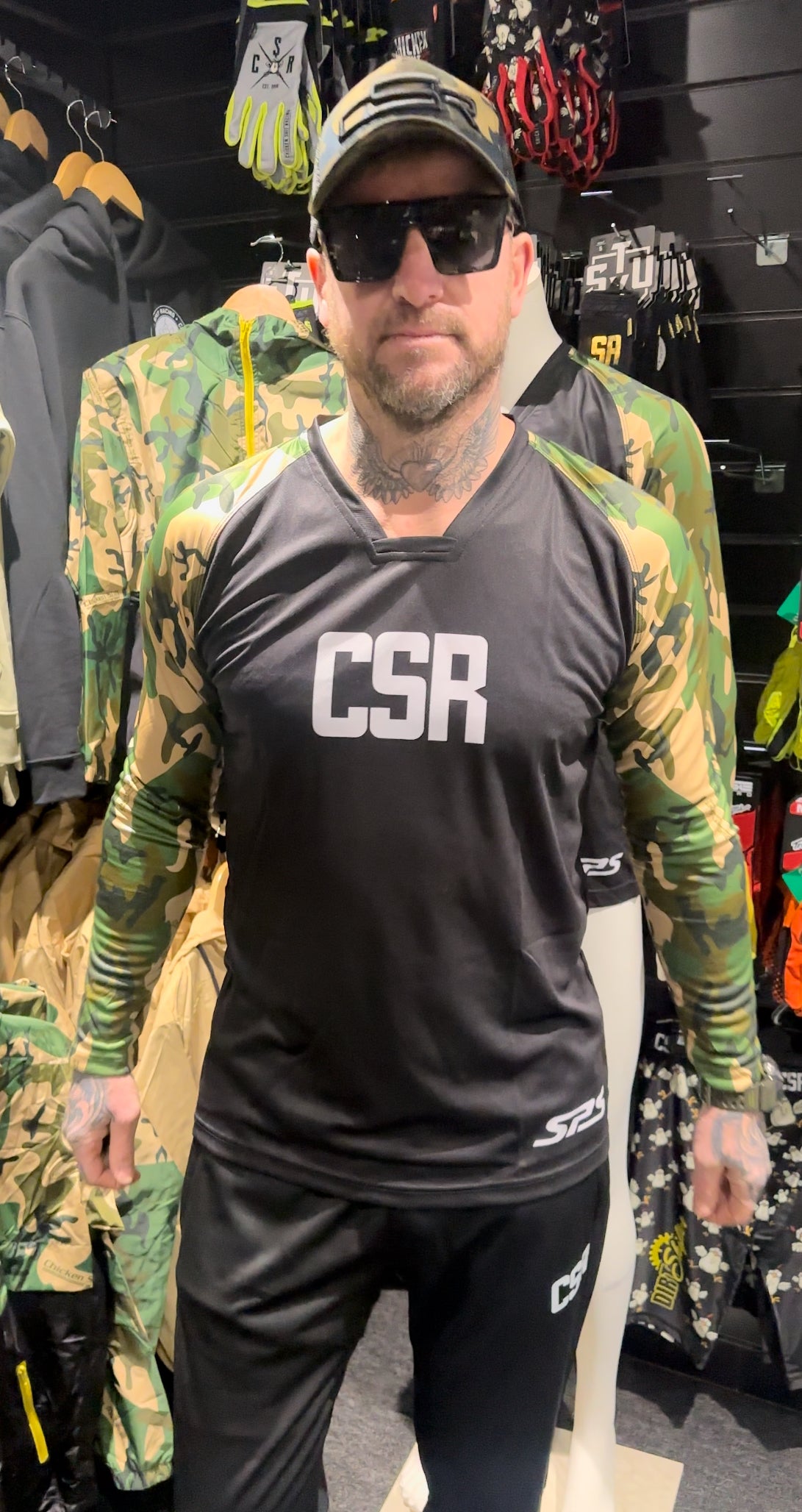 CSR TEAM JERSEY CAMO MX MTB Sps Shirt