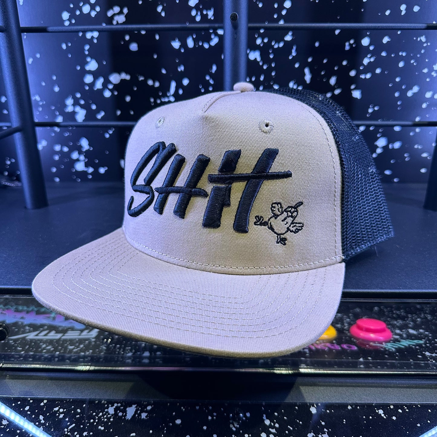 CSR ( SH!T ) 3D TRUCKER CAP OATMEAL