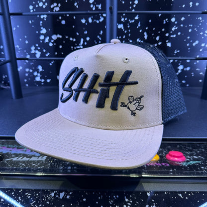 CSR ( SH!T ) 3D TRUCKER CAP OATMEAL