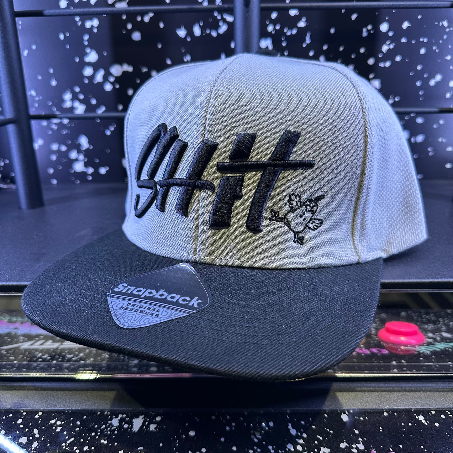 CSR ( SH!T ) 3D SNAPBACK CAP BLACK / GREY