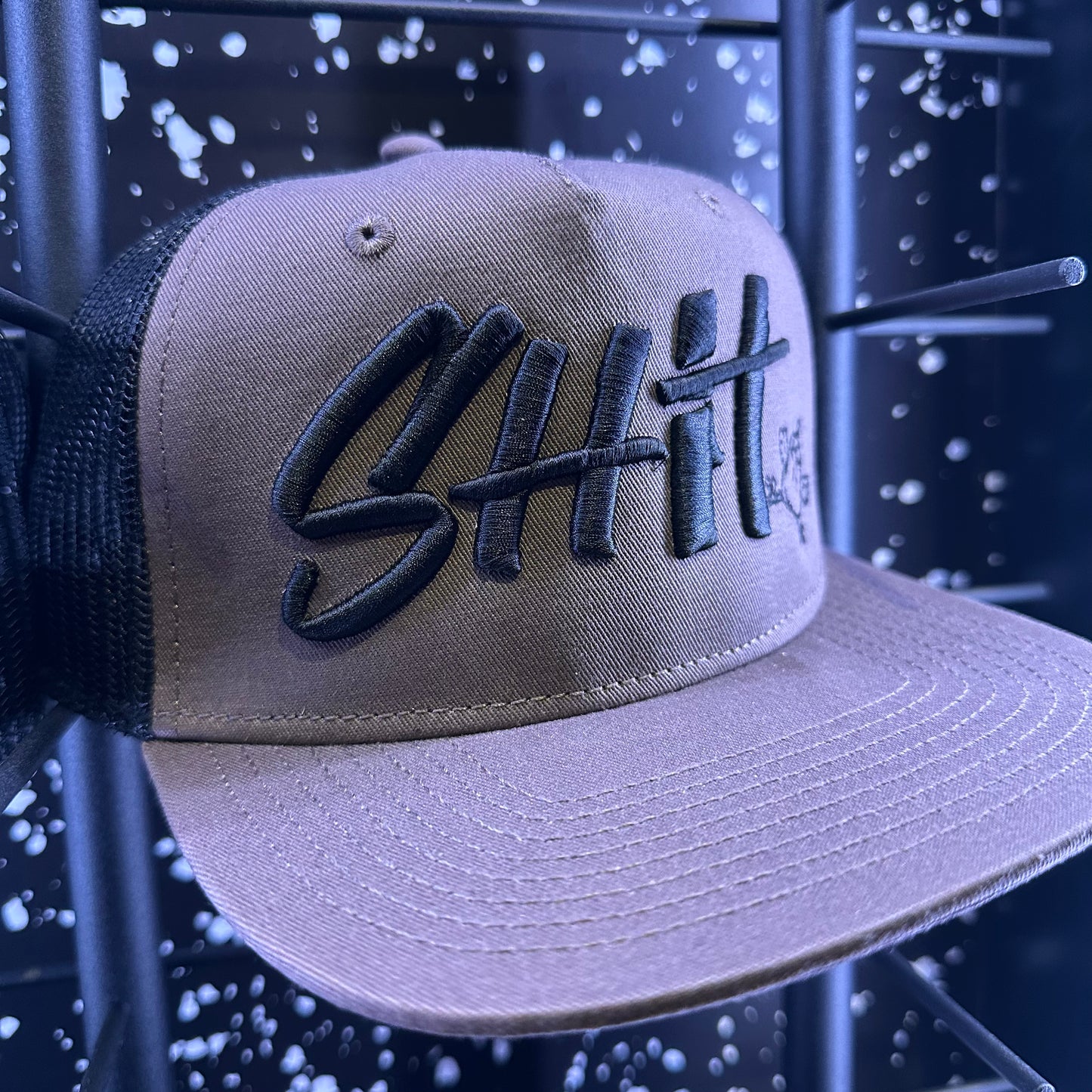 CSR ( SH!T ) 3D TRUCKER CAP WALNUT