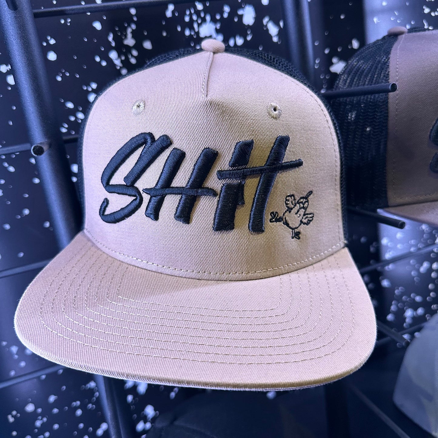 CSR ( SH!T ) 3D TRUCKER CAP OATMEAL