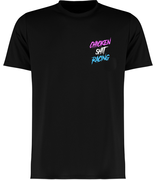 CSR T-SHIRT BLACK  NEON ADULTS - KIDS