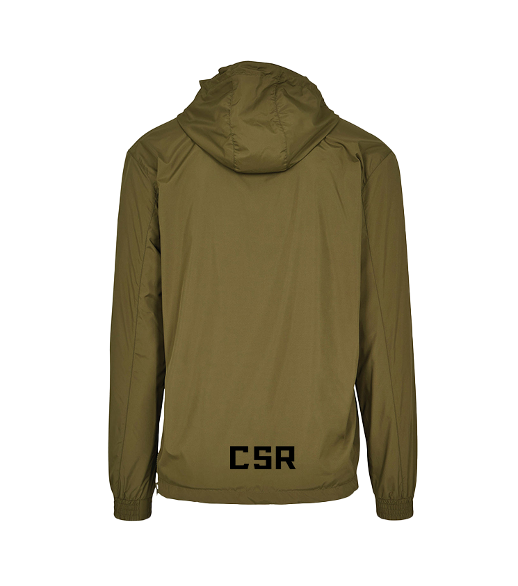 CSR STEALTH OLIVE GREEN SPEEDER  CAGOULE WINDBREAKER JACKET