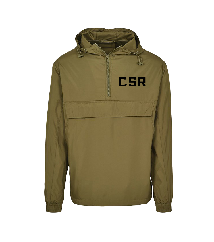 CSR STEALTH OLIVE GREEN SPEEDER  CAGOULE WINDBREAKER JACKET