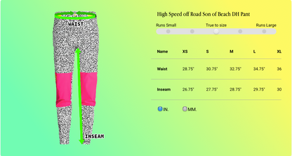 PIT VIPER High Speed off Road Son of Beach DH Pant MTB