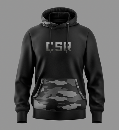 CSR BLACK & CAMO HOODIE