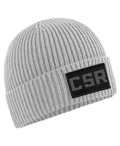 CSR URBAN Beanie Hat Unisex. Light Grey