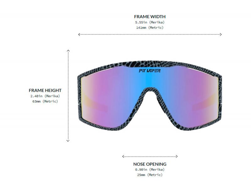 PIT VIPER TRY-HARD THE MANGROVE SUNGLASSES