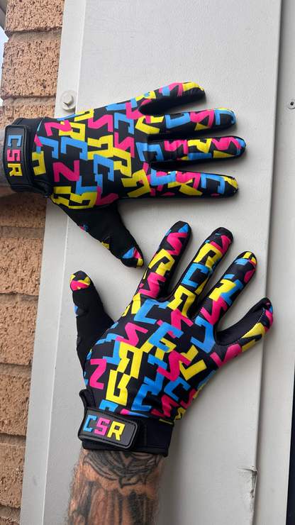 CSR NEON  GLOVES - MX - BMX - MTB