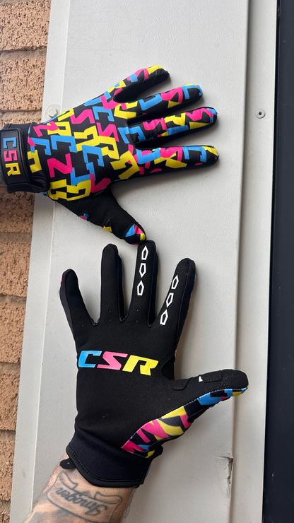 CSR NEON  GLOVES - MX - BMX - MTB
