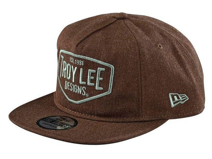 Troy Lee Designs MOTOR OIL SNAPBACK HEATHER BROWN OSFA CAP