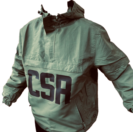 CSR OLIVE OVERJACKET SPEEDER  CAGOULE WINDBREAKER